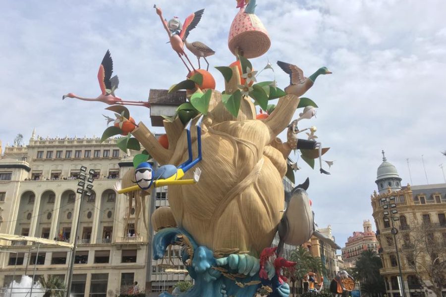 Fallas effigy