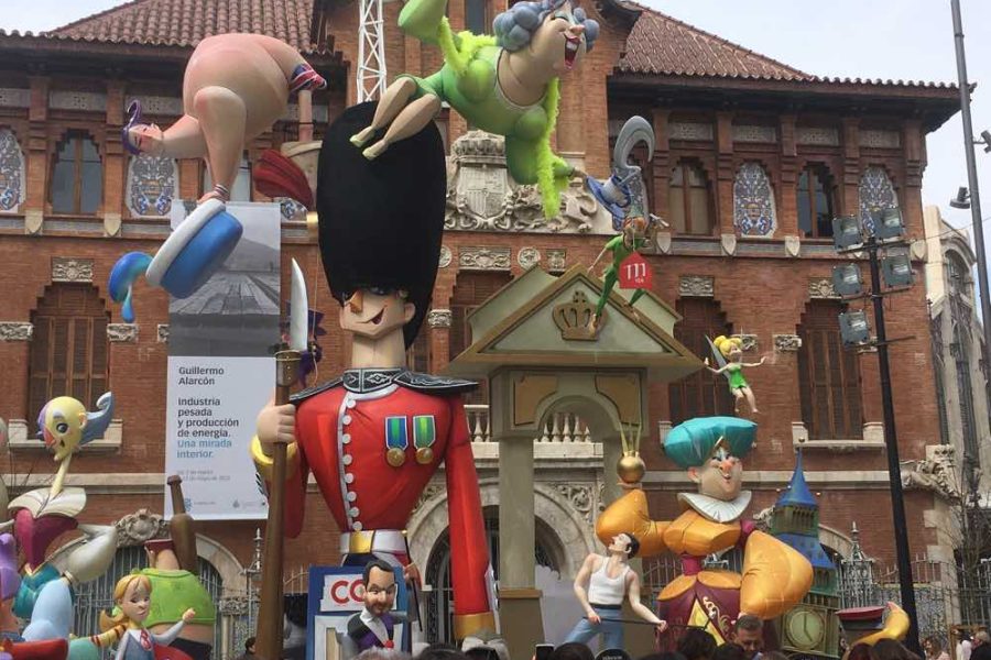 Fallas effigy