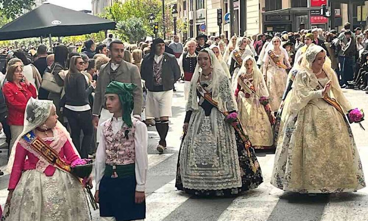 Fallas procession